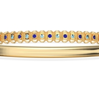 U Shaped Prong Bangle Bracelet