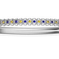U Shaped Prong Bangle Bracelet
