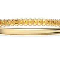 U Shaped Prong Bangle Bracelet