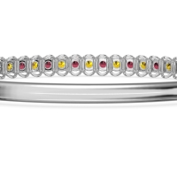 U Shaped Prong Bangle Bracelet