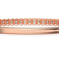 U Shaped Prong Bangle Bracelet