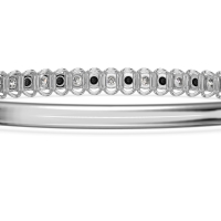 U Shaped Prong Bangle Bracelet