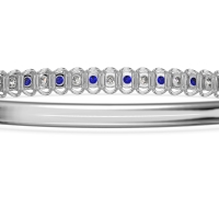 U Shaped Prong Bangle Bracelet