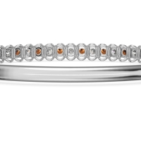 U Shaped Prong Bangle Bracelet