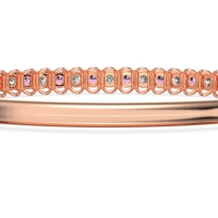 U Shaped Prong Bangle Bracelet