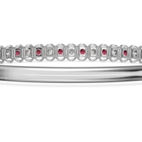 U Shaped Prong Bangle Bracelet