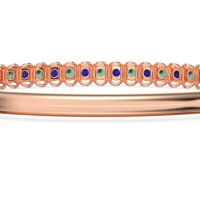 U Shaped Prong Bangle Bracelet