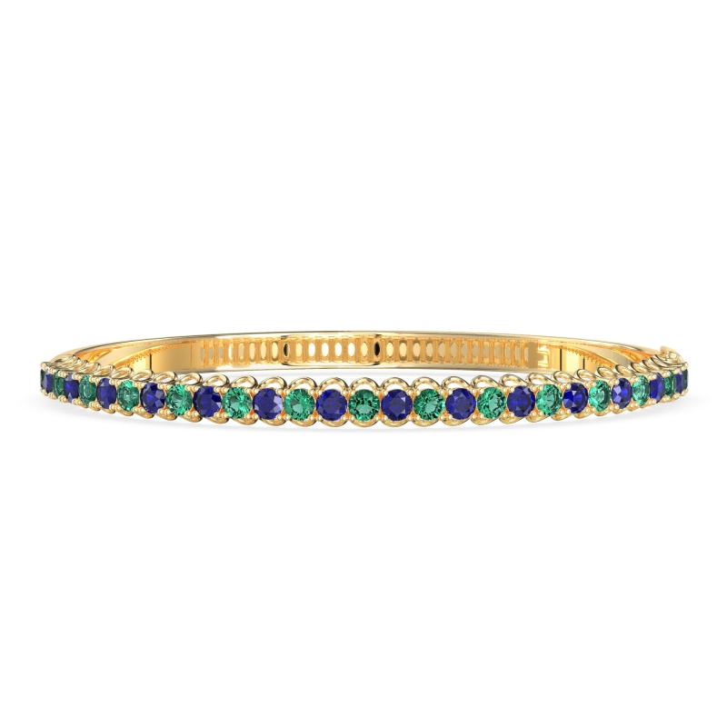 U Shaped Prong Bangle Bracelet