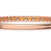 U Shaped Prong Bangle Bracelet