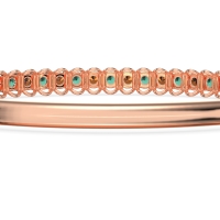 U Shaped Prong Bangle Bracelet