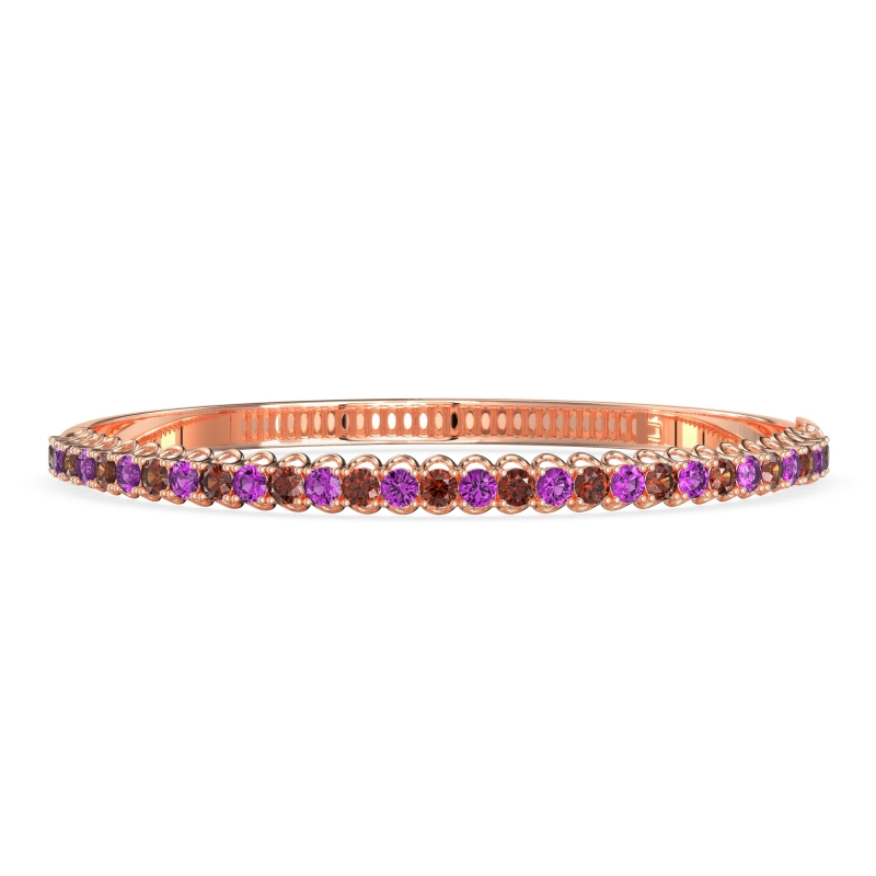 U Shaped Prong Bangle Bracelet