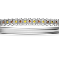 U Shaped Prong Bangle Bracelet