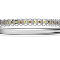 U Shaped Prong Bangle Bracelet