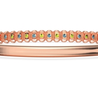 U Shaped Prong Bangle Bracelet