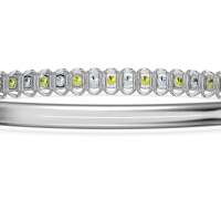 U Shaped Prong Bangle Bracelet