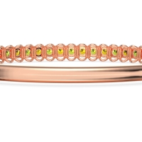 U Shaped Prong Bangle Bracelet