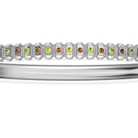 U Shaped Prong Bangle Bracelet