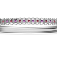 U Shaped Prong Bangle Bracelet