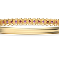U Shaped Prong Bangle Bracelet