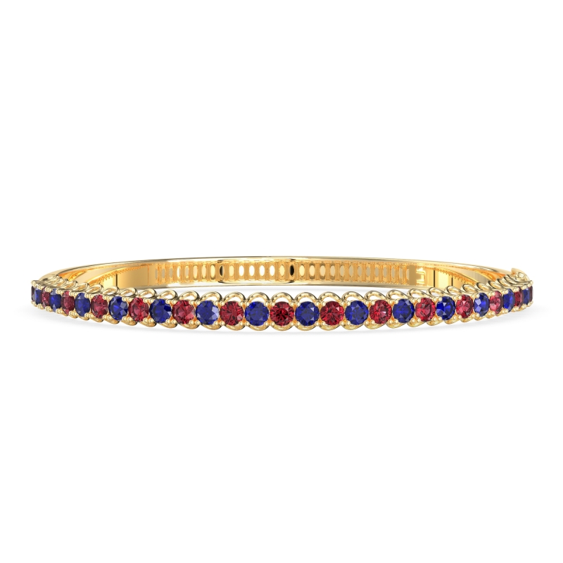 U Shaped Prong Bangle Bracelet