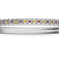 U Shaped Prong Bangle Bracelet