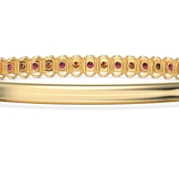 U Shaped Prong Bangle Bracelet