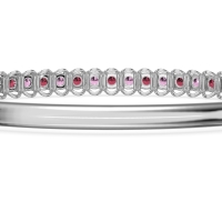 U Shaped Prong Bangle Bracelet