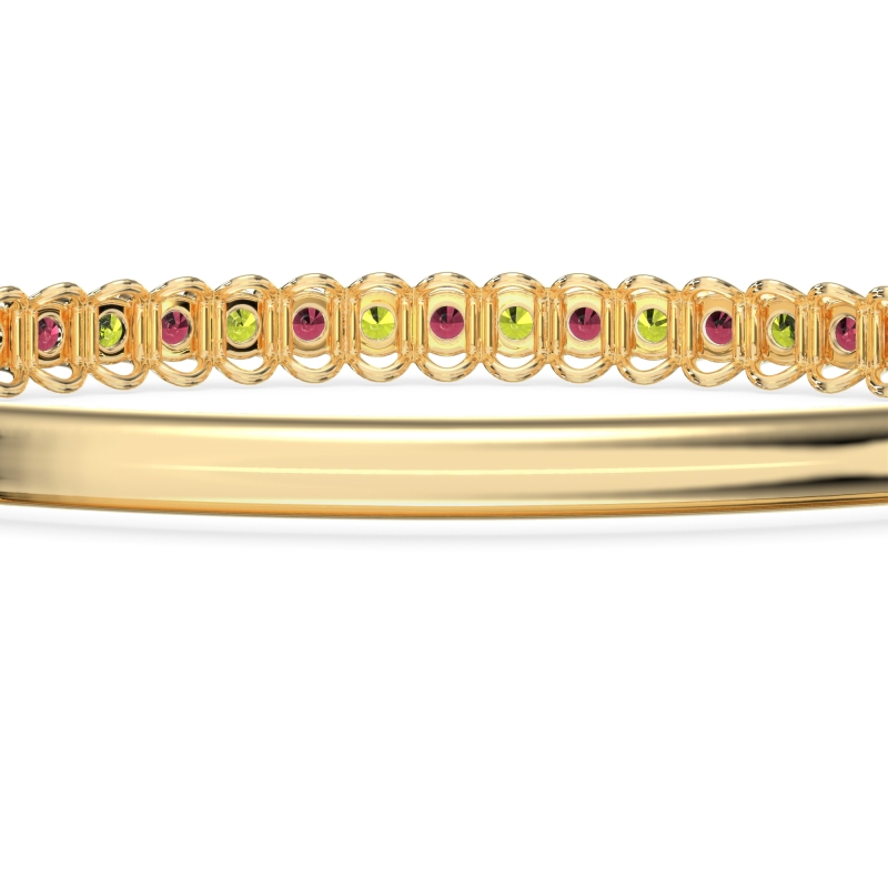 U Shaped Prong Bangle Bracelet