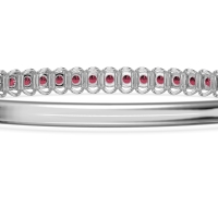 U Shaped Prong Bangle Bracelet