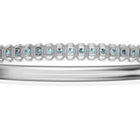 U Shaped Prong Bangle Bracelet