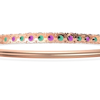 Classic Graduated Bangle Bracelet