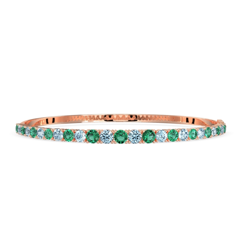 Classic Graduated Bangle Bracelet