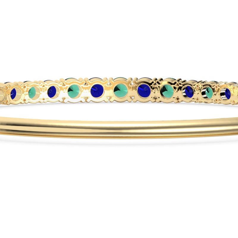 Classic Graduated Bangle Bracelet