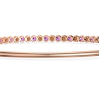 Four Prong Bezel Bangle