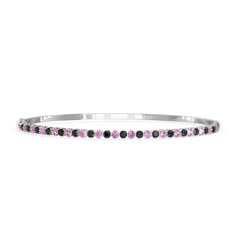 Four Prong Bezel Bangle