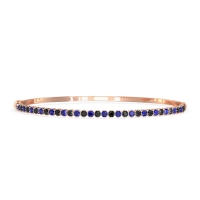 Four Prong Bezel Bangle