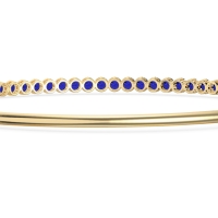 Four Prong Bezel Bangle