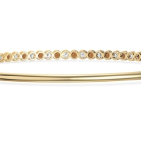 Four Prong Bezel Bangle