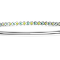 Four Prong Bezel Bangle