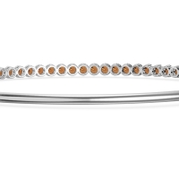 Four Prong Bezel Bangle