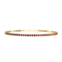 Four Prong Bezel Bangle