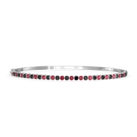 Four Prong Bezel Bangle