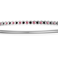 Four Prong Bezel Bangle