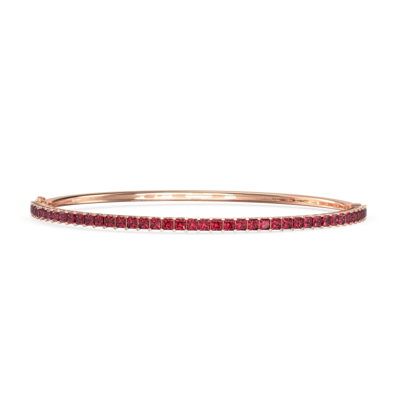 Princess Cut 7 Inch Bangle