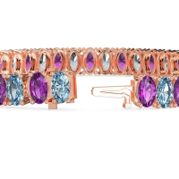 Endless Oval Tennis Bracelet