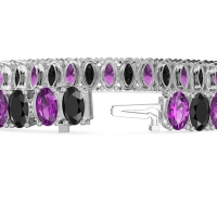 Endless Oval Tennis Bracelet