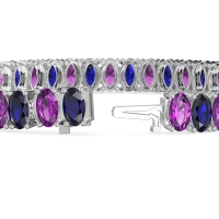 Endless Oval Tennis Bracelet