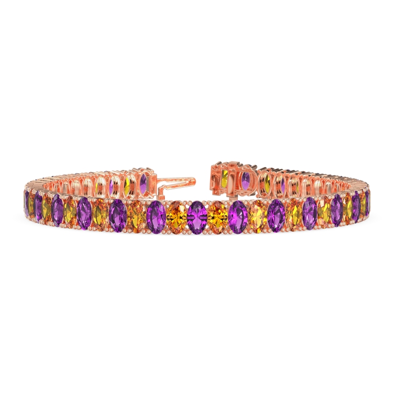 Endless Oval Tennis Bracelet