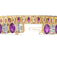 Endless Oval Tennis Bracelet