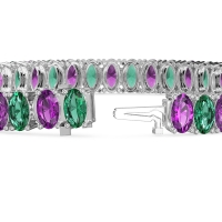 Endless Oval Tennis Bracelet